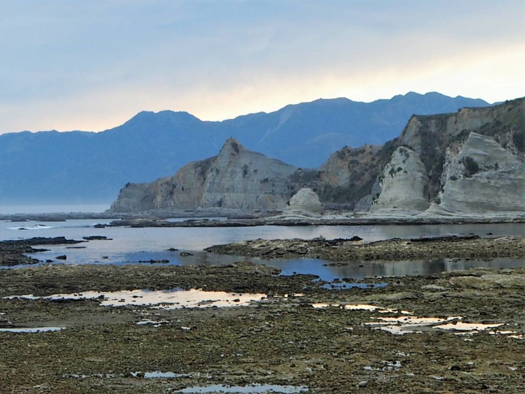 Kaikoura Coastline looking north.