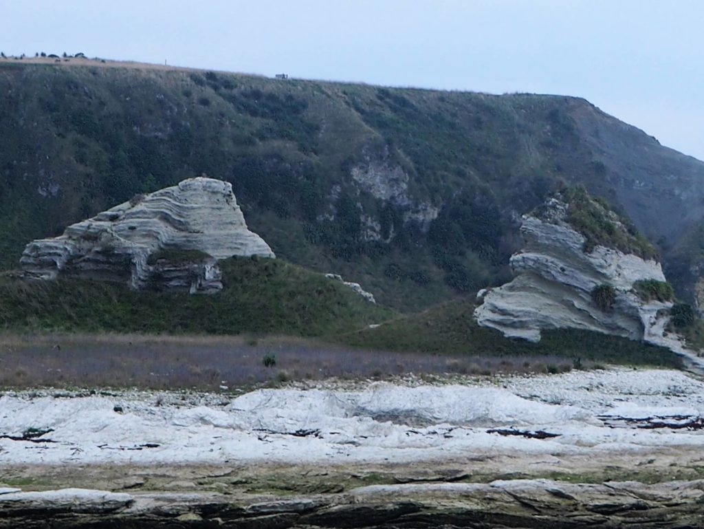 Rocks Stacks seen on Kaikoura Coastal Walkway.
