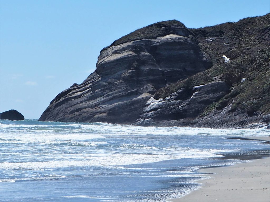 Headland at Whakariki Beach