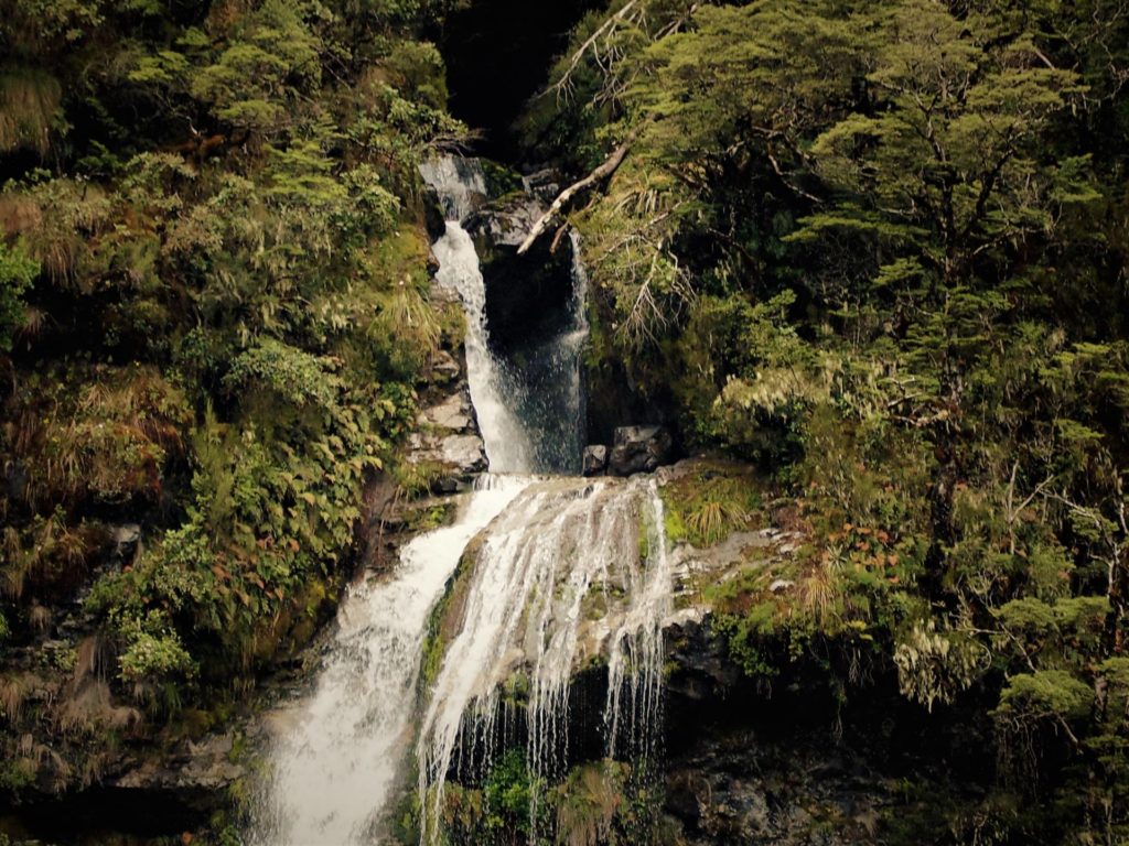 Bridal Veil Falls near Arthurs Pass Village