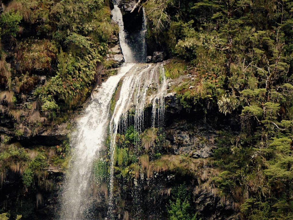 Bridal Veil Falls near Arthurs Pass Village