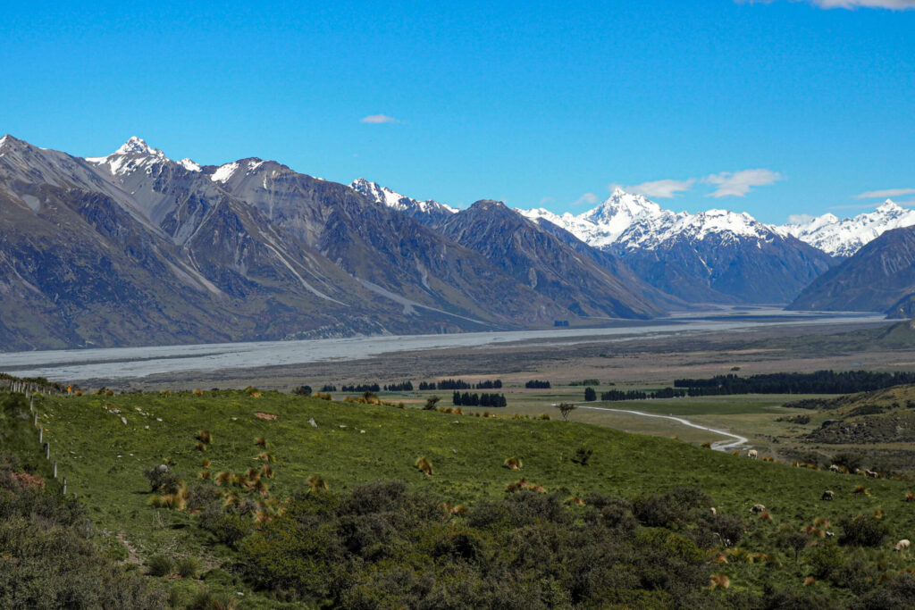 "View from Mt Sunday (Edoras) Track"
