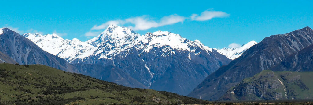 "Beautiful view of Potts Range"
