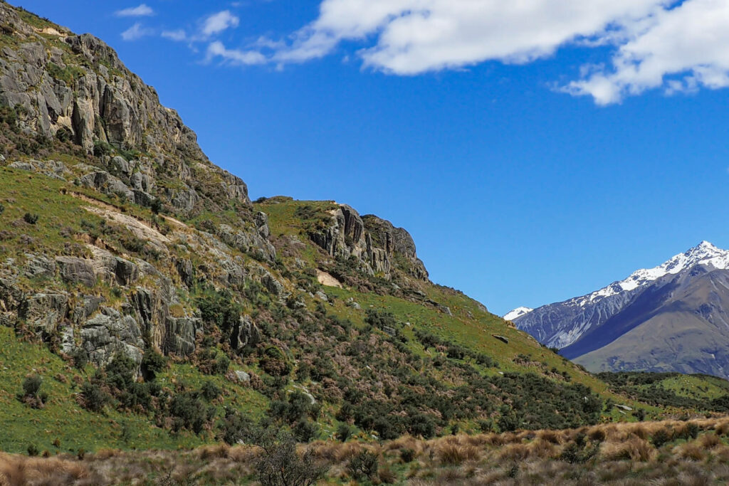"Right side view up of Mt Sunday"