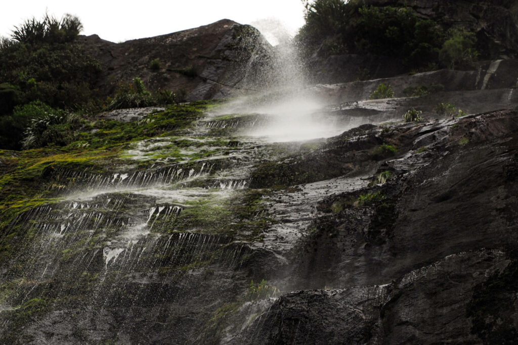 Top of Bridal Veil falls/Milford Sound