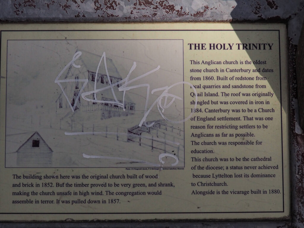 Notice out front unfortunately tag with paint, but you can read about it history.